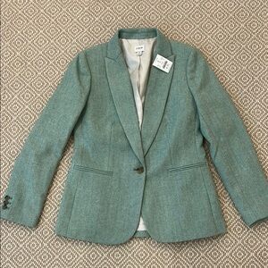 NWT J. Crew Women's Green Blazer (Size 6)